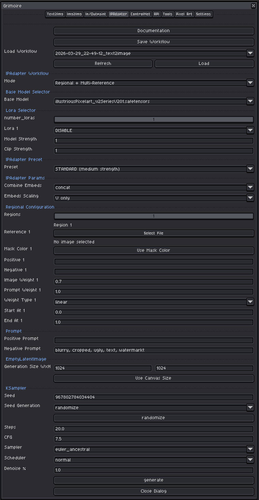 Regional Mode Example